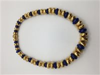 Collana Soma Gioielli Donna Collana in oro e pietre in Oro Lapislazzulo MAN COL OG/LAPIS - MAN COL OG/LAPIS